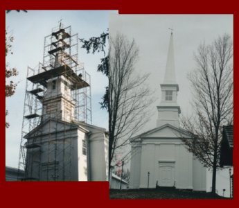 Steeple Before and After